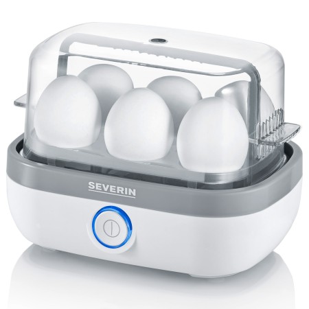 Äggkokare 6 ägg vit LED & ljud vit EK3164