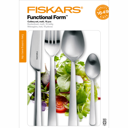 Bestickset 16-delar i gåvoask matt