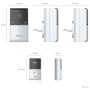 Trådlös dörrklocka Kinetic/x2 Plug-in B415 Svart/Vit