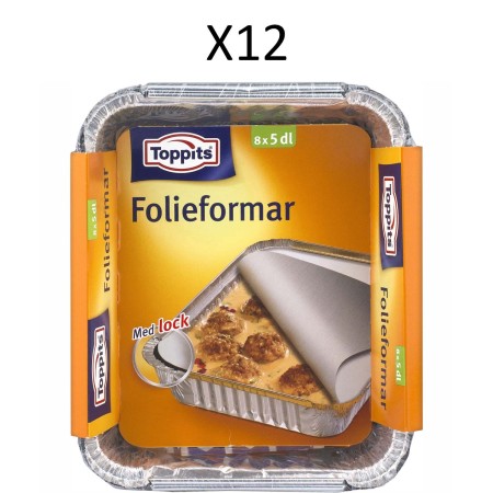 Folieformar med Lock 5dl 12st DFP
