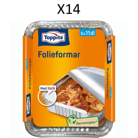 Folieformar med Lock 11dl 14stDFP