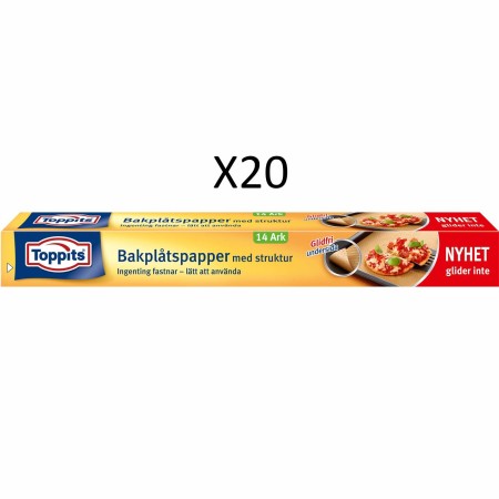 Bakplåtspapper Glidfri 14 Ark 20DFP