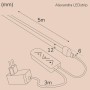 Alexandra Ledstrip kit RGBIC Neon IP65 Smart Tuya WiFi 5m