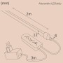 Alexandra Ledstrip kit RGBIC Neon IP65 Smart Tuya WiFi 2m