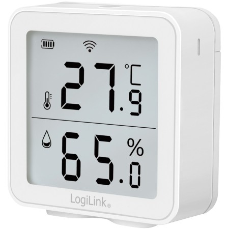Smart Temp- & luftfuktighetssensor Wifi Tuya