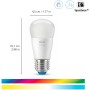 WiFi Smart LED E27 P45 40W 470lm Färg