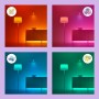 WiFi Smart LED E27 60W Färg + Varm-kallvit 3-pack
