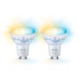WiFi Smart LED GU10 50W 345lm Varm-kallvit 2-pack