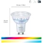 WiFi Smart LED GU10 50W 345lm Färg + Varm-kallvit 1-pack
