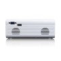 LCD-projektor med hög upplösning, stödjer Full HD 1080P-innehåll Vit
