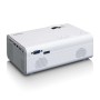 LCD-projektor med hög upplösning, stödjer Full HD 1080P-innehåll Vit