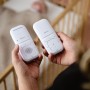 Modern Full Eco audio babyvakt med kristallklar DECT-ljudkvalitet och lång standbytid Vit