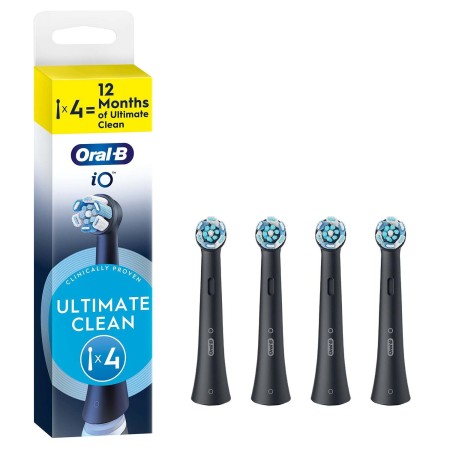 Borsthuvud iO Ultimate Clean Black 4st