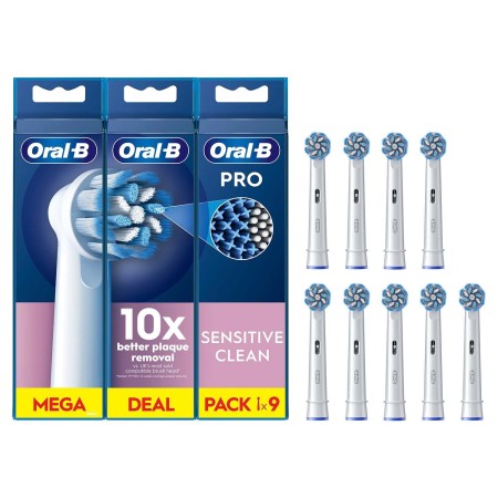 Borsthuvud Sensitive Clean & Care 3+3+3st