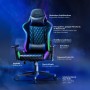 Gamingstol RGB Svart/Blå