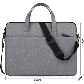 Nilox Laptopväska Slim 15,6" Grå | Hauks.se