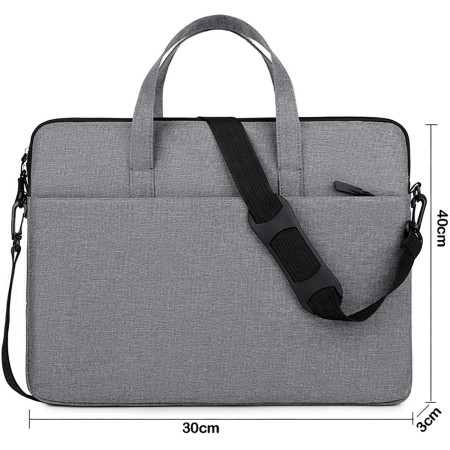 Nilox Laptopväska Slim 15,6" Grå | Hauks.se
