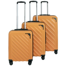 Resväskor 3-Set Ystad Orange | Hauks.se