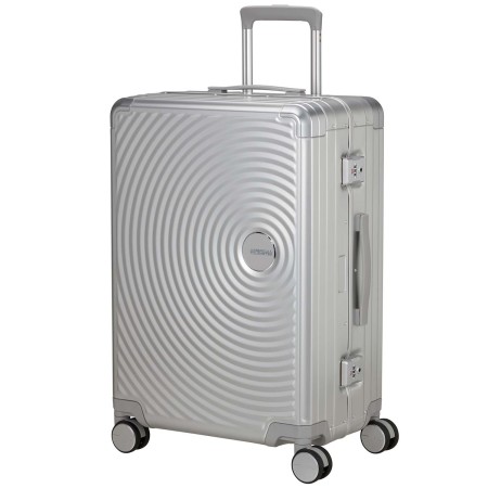 Resväska Soundbox Aluminium 68 Medium Silver | Hauks.se