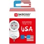 Reseadapter Europa till USA m.fl. Jordad | Hauks.se
