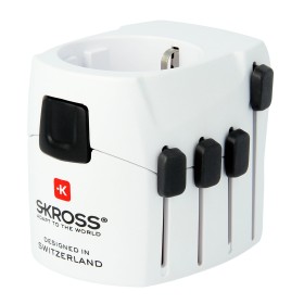 Världsreseadapter PRO Jordad | Hauks.se