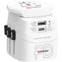 Världsreseadapter PRO Light USB AC45PD World PD 45W Jordad | Hauks.se