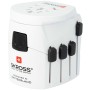 Världsreseadapter PRO World Jordad | Hauks.se