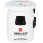Världsreseadapter PRO World Jordad | Hauks.se