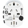 Världsreseadapter PRO World Jordad | Hauks.se