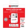 Världsreseadapter MUV USB AC30PD USB-A+USB-C PD 30W Ojordad | Hauks.se