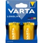Varta Longlife D / LR20 Batteri 2-pack