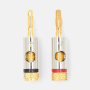 Nedis Banankontakt Guldpläterad 7,0 mm 2-pack
