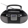 Boombox CD/MP3 DAB+/FM-radio Kassett USB SCD7800SW Svart/Grå