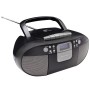 Boombox CD/MP3 DAB+/FM-radio Kassett USB SCD7800SW Svart/Grå