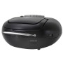 Boombox CD/MP3 DAB+/FM-radio Kassett USB SCD7800SW Svart/Grå
