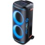 Högtalare Bluetooth 2x10" woofers 200W Batteri LED-ljus BPS-470 Svart