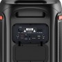 Högtalare Bluetooth 2x10" woofers 200W Batteri LED-ljus BPS-470 Svart