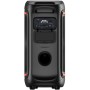 Högtalare Bluetooth 2x6,5" woofers 100W Batteri LED-ljus BPS-370 Svart
