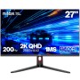 Bildskärm 27" Curved Gaming VA 2K 200Hz 1ms