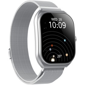 Trainerwide Smartwatch Milanese mesh Silver