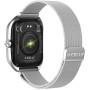 Trainerwide Smartwatch Milanese mesh Silver