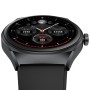 Trainerhalo Smartwatch med rund urtavla Svart