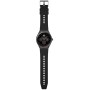 Trainerhalo Smartwatch med rund urtavla Svart