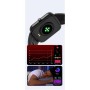 Smartwatch rektangulär AMOLED-display Trainerwatch3 Svart