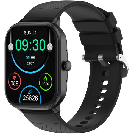 SmartWatch 2,04" AMOLED Hälsokoll  SWC-187B Svart 