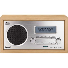 Imperial 22-129-00 DABMAN 30 Mobil DAB+ / FM-radio Trä