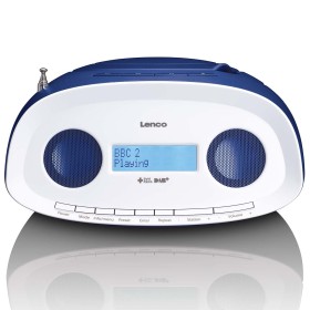 Lenco SCD-69BU Bärbar DAB+/FM-radio med CD- och USB-spelare Blå