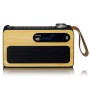 Lenco PDR040BAMBOOBK Bärbar DAB+/ FM-radio med Bluetooth® Bamboo Black