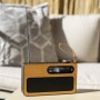Lenco PDR040BAMBOOBK Bärbar DAB+/ FM-radio med Bluetooth® Bamboo Black