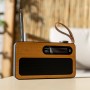 Lenco PDR040BAMBOOBK Bärbar DAB+/ FM-radio med Bluetooth® Bamboo Black